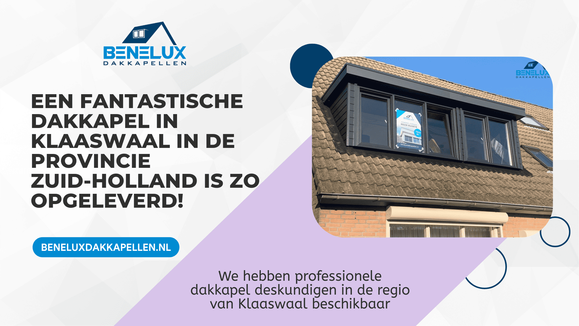 Dakkapel Klaaswaal