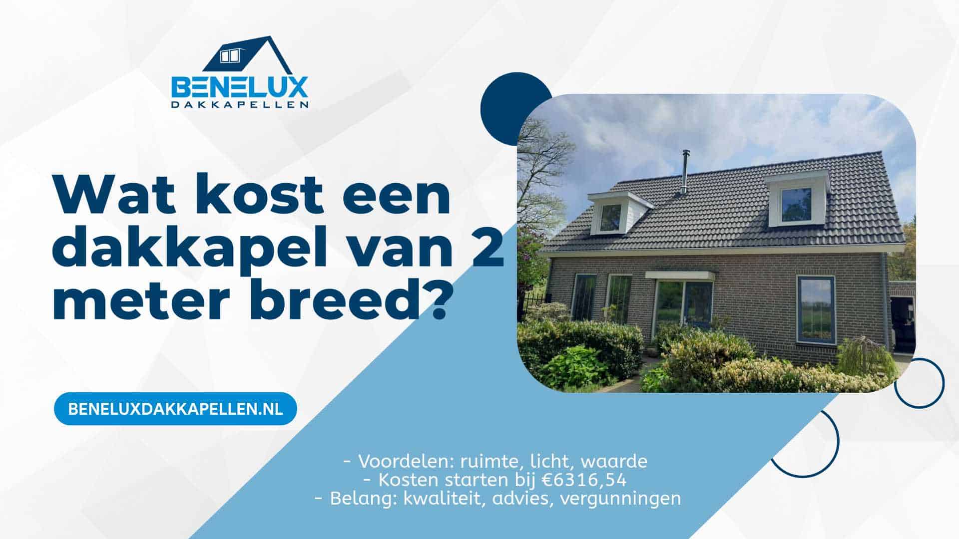 Wat Kost Een Dakkapel Van 2 Meter Breed Dakkapel Tilburg